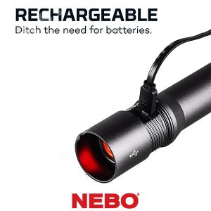 Lampe torche LED rechargeable 12K 12000 lumens [Nebo] 