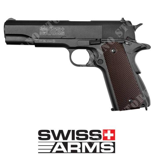 Pistola p1911 co2 4,5 mm swiss arms (288710): Pistole co2 cal 4.5mm per  Softair