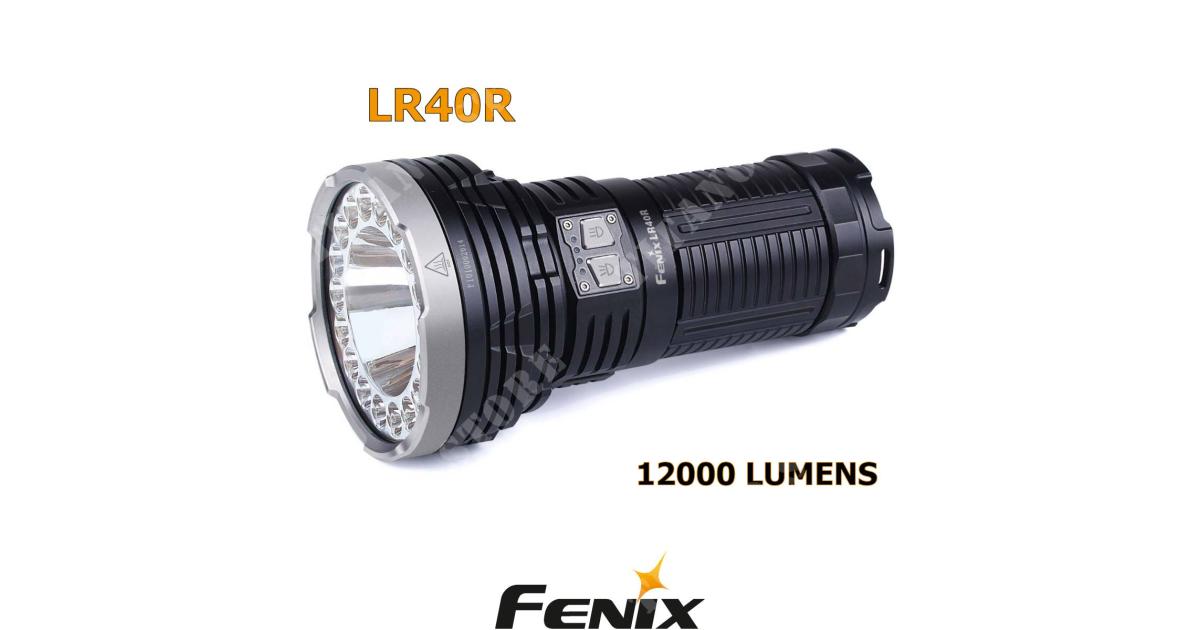 Fenix LR40R linterna led potente, 12000 lúmenes